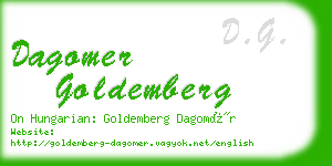 dagomer goldemberg business card